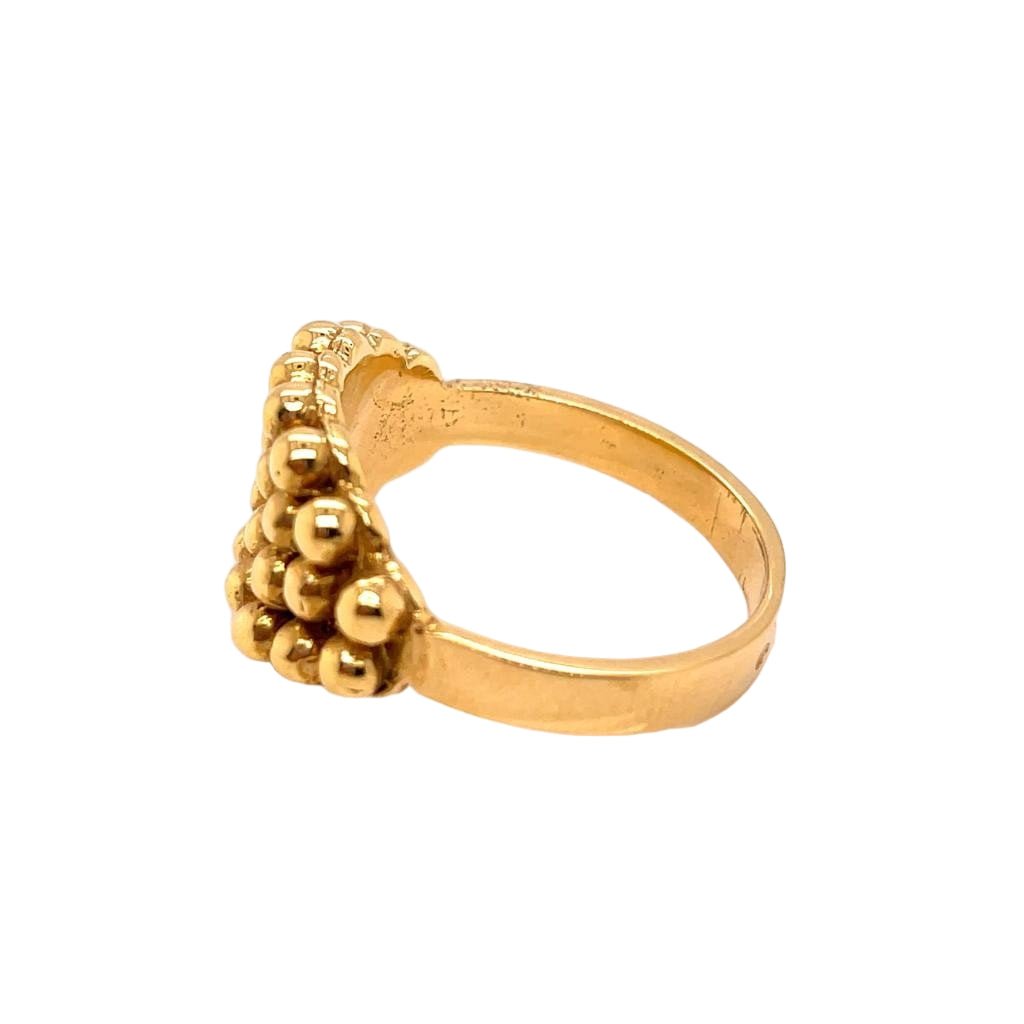 Bague Dôme en or jaune - Castafiore