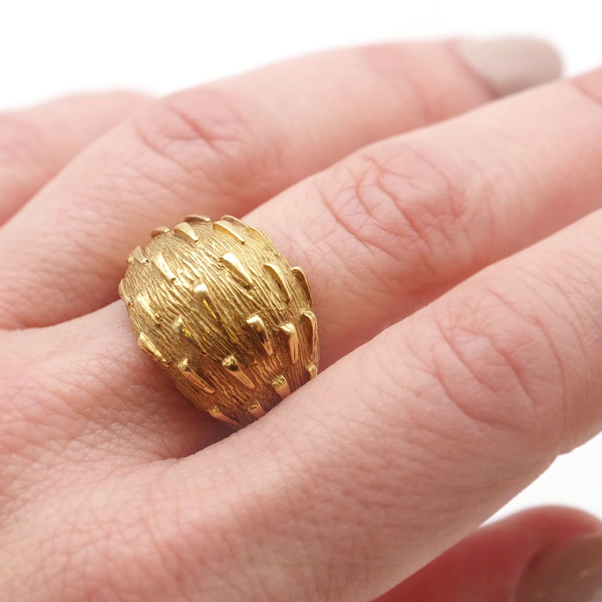 Bague Dôme en or jaune - Castafiore