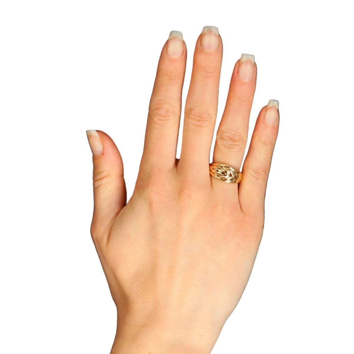 Bague Dôme en or jaune - Castafiore