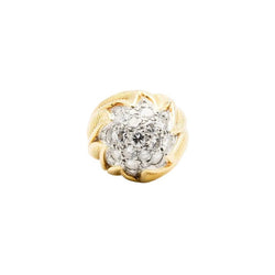 Bague Dôme en or jaune et diamants - Castafiore