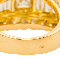 Bague Dôme en or jaune et diamants - Castafiore