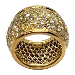 Bague Dôme en or jaune et diamants - Castafiore
