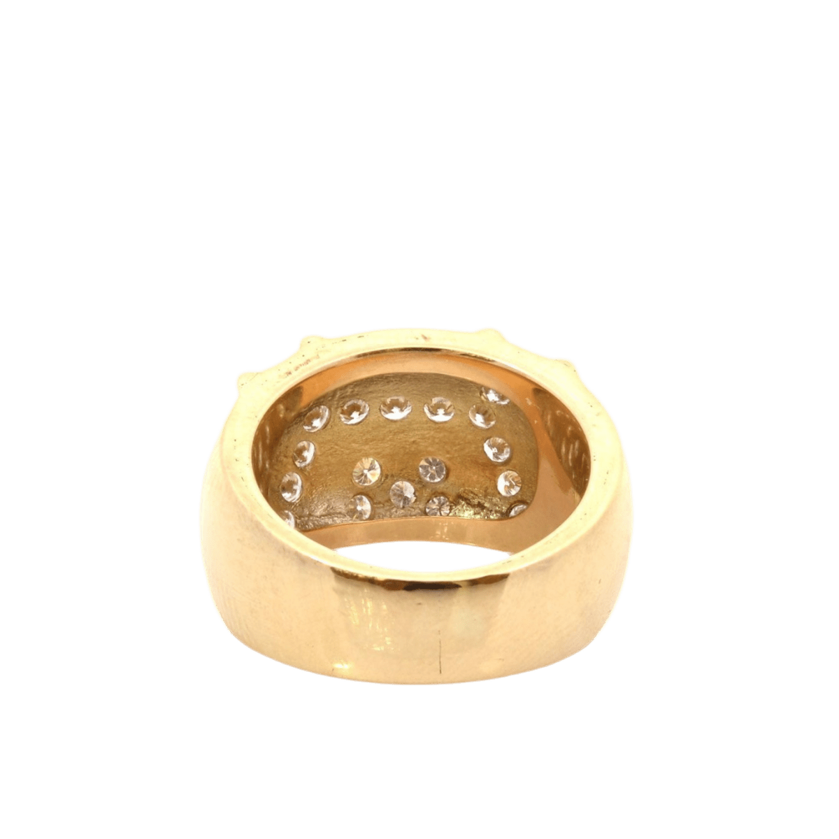 Bague Dôme en or jaune et diamants - Castafiore