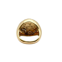 Bague Dôme PASQUALE BRUNI en or rose, quartz et diamants - Castafiore