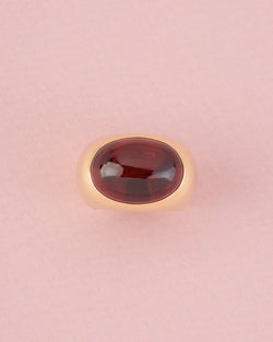Bague Dôme POMELLATO en or jaune et grenat - Castafiore