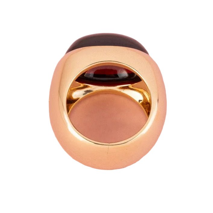 Bague Dôme POMELLATO en or jaune et grenat - Castafiore