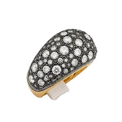 Bague Dôme POMELLATO "Tango" en or jaune et diamants - Castafiore