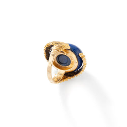 Bague Dôme VACHERON CONSTANTIN en or jaune et lapis lazuli - Castafiore
