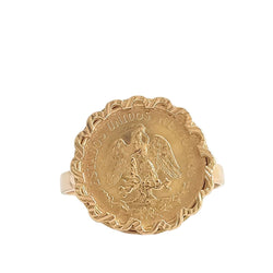 Bague "Dos Pesos" en or jaune - Castafiore