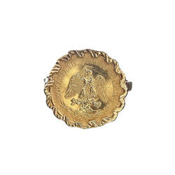 Bague "Dos Pesos" en or jaune - Castafiore