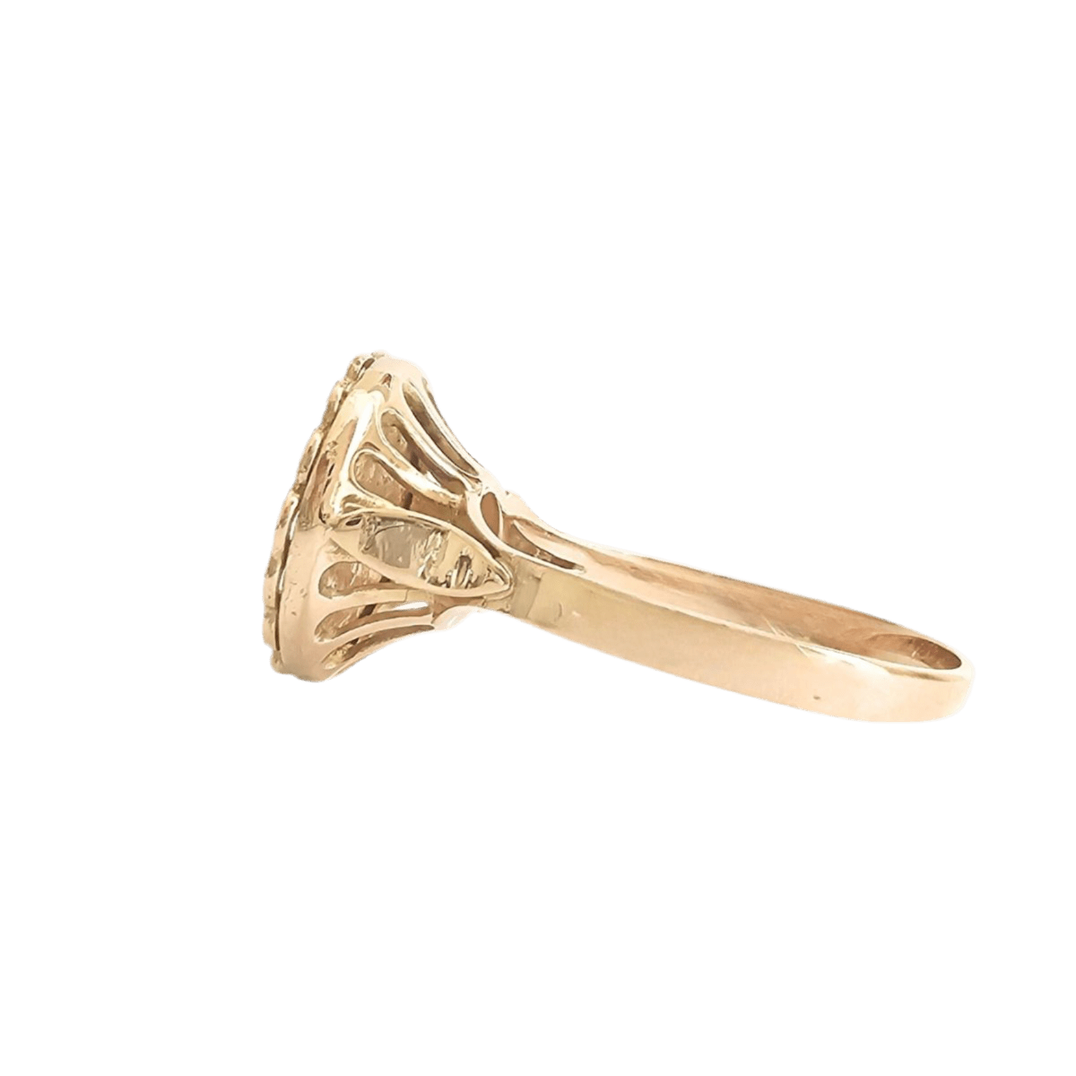 Bague "Dos Pesos" en or jaune - Castafiore