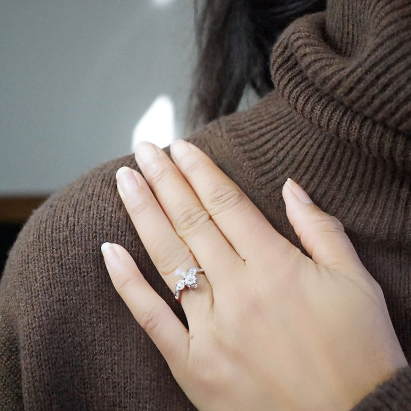 Bague DUCHESSE Duchesse en or rose perle et diamants - Castafiore