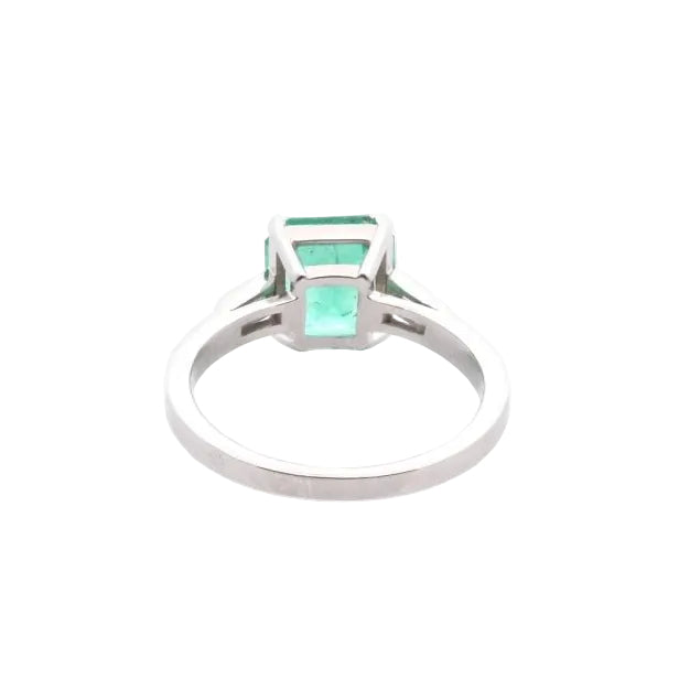 Bague ÉMERAUDE 2,16cts en platine et diamants - Castafiore