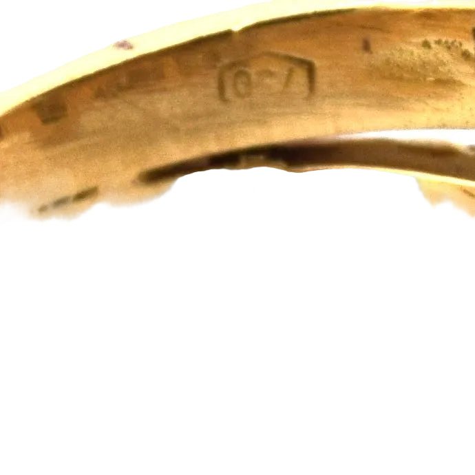 Bague en jaune et diamants - Castafiore