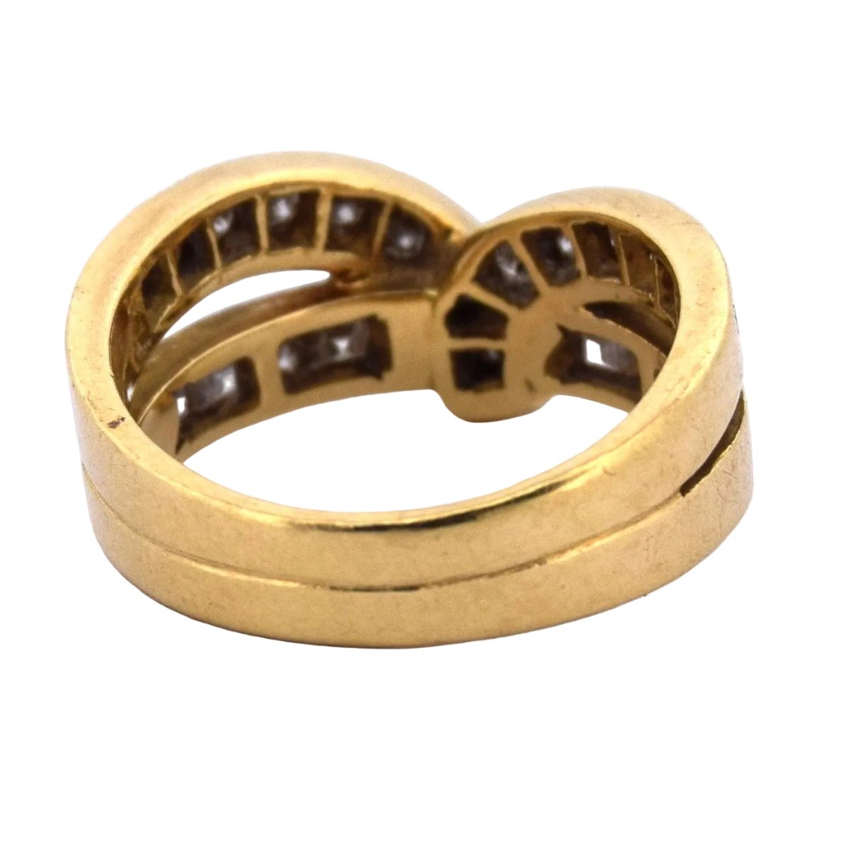 Bague en jaune et diamants - Castafiore