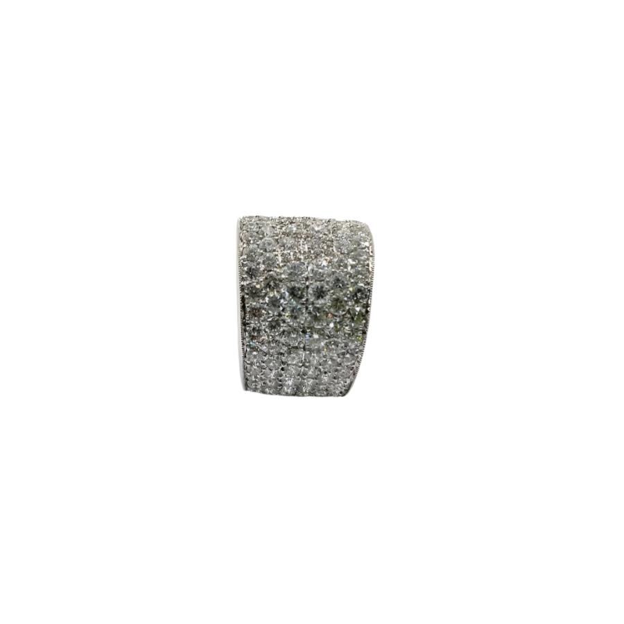 Bague en or 18 carats avec diamants naturels de 7,80 ct - Castafiore