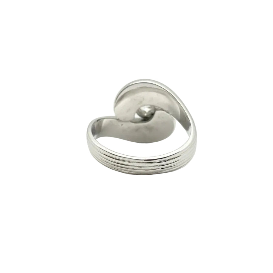 Bague en or 18KT avec diamant naturel ct 0.35 VS H. Epoque 1950 - Castafiore