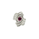 Bague en or 18KT avec diamants naturels et rubis - Castafiore