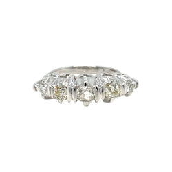 Bague en or Art déco 1,30 TWC diamant 'Five - Stone' (cinq pierres) - Castafiore