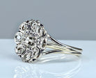 Bague en or blanc 18 carats et diamants - Castafiore