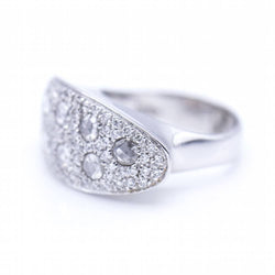 Bague en or blanc avec diamants taille brillant - Castafiore