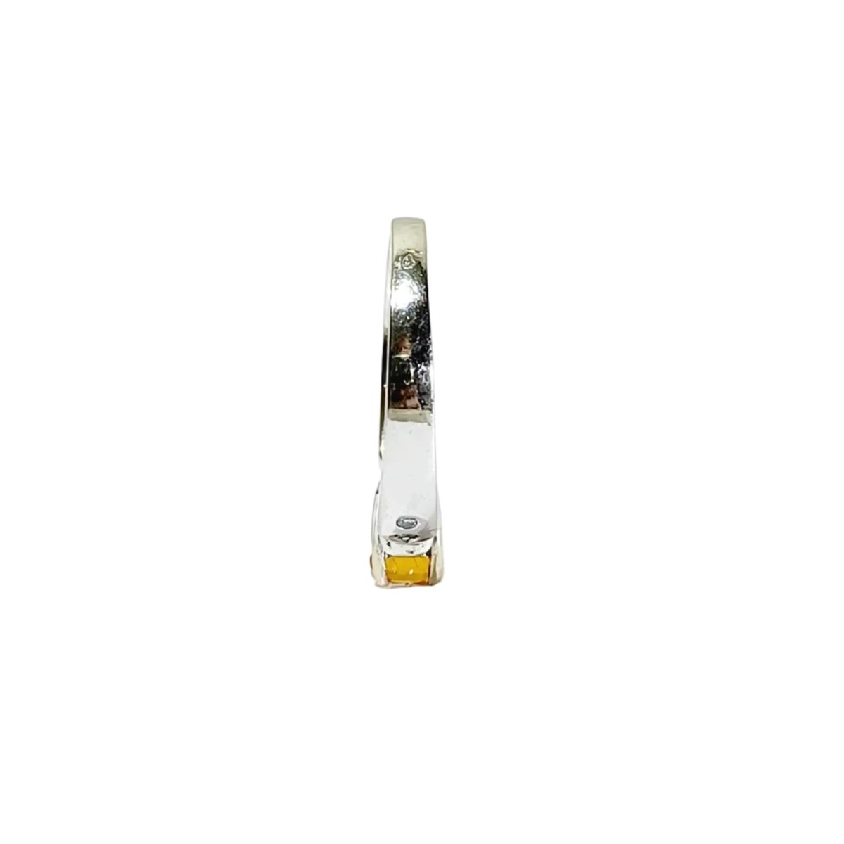 Bague en or blanc, citrine, et diamants - Castafiore