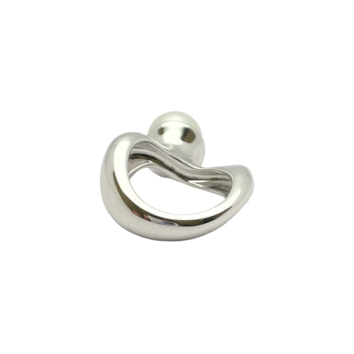 Bague en or blanc diamants et perle - Castafiore