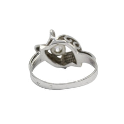 Bague en or blanc et diamant - Castafiore