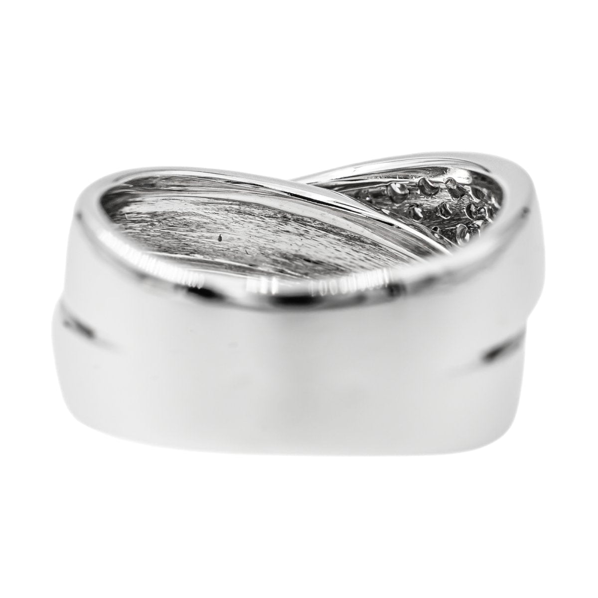 Bague en or blanc et diamant - Castafiore