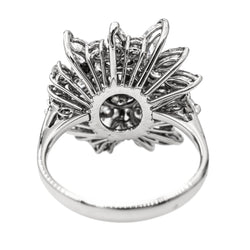 Bague en or blanc et diamant - Castafiore