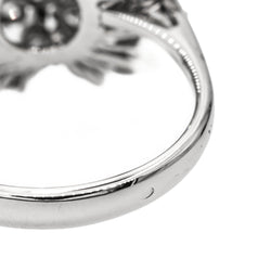 Bague en or blanc et diamant - Castafiore