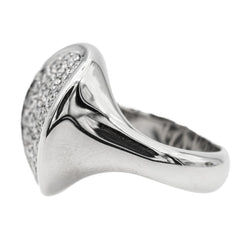 Bague en or blanc et diamant - Castafiore
