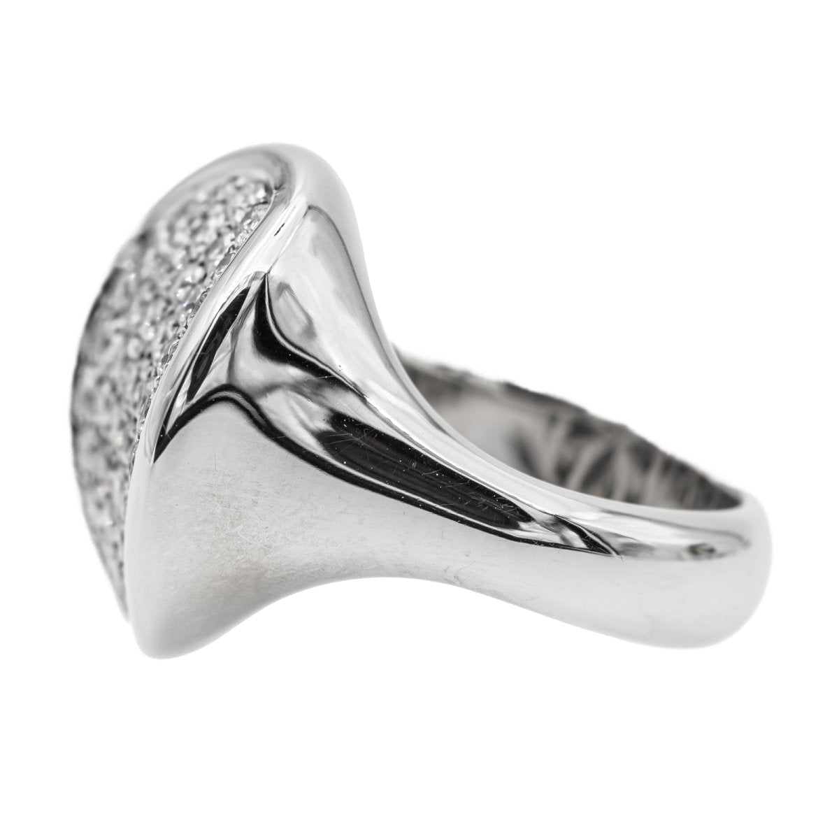Bague en or blanc et diamant - Castafiore