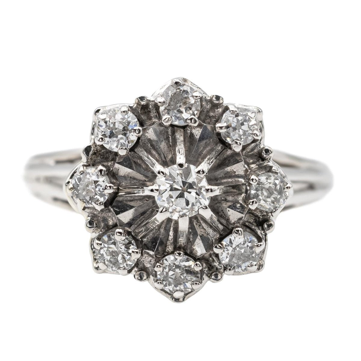 Bague en or blanc et diamant - Castafiore