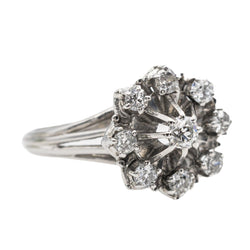 Bague en or blanc et diamant - Castafiore