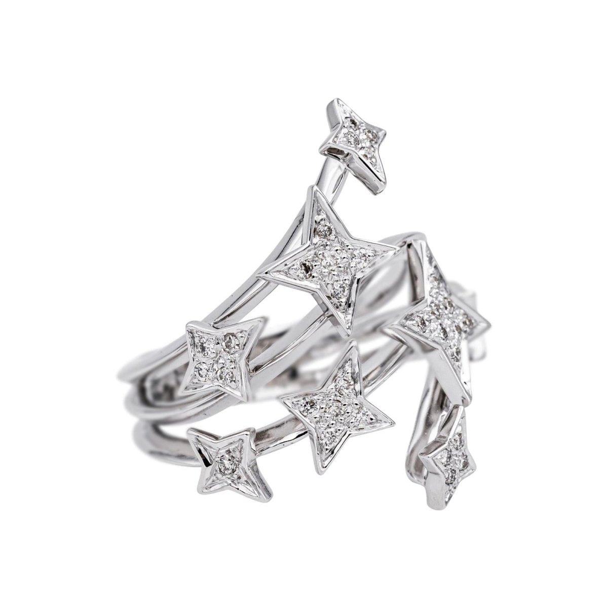 Bague en or blanc et diamant - Castafiore