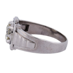 Bague en or blanc et diamant - Castafiore