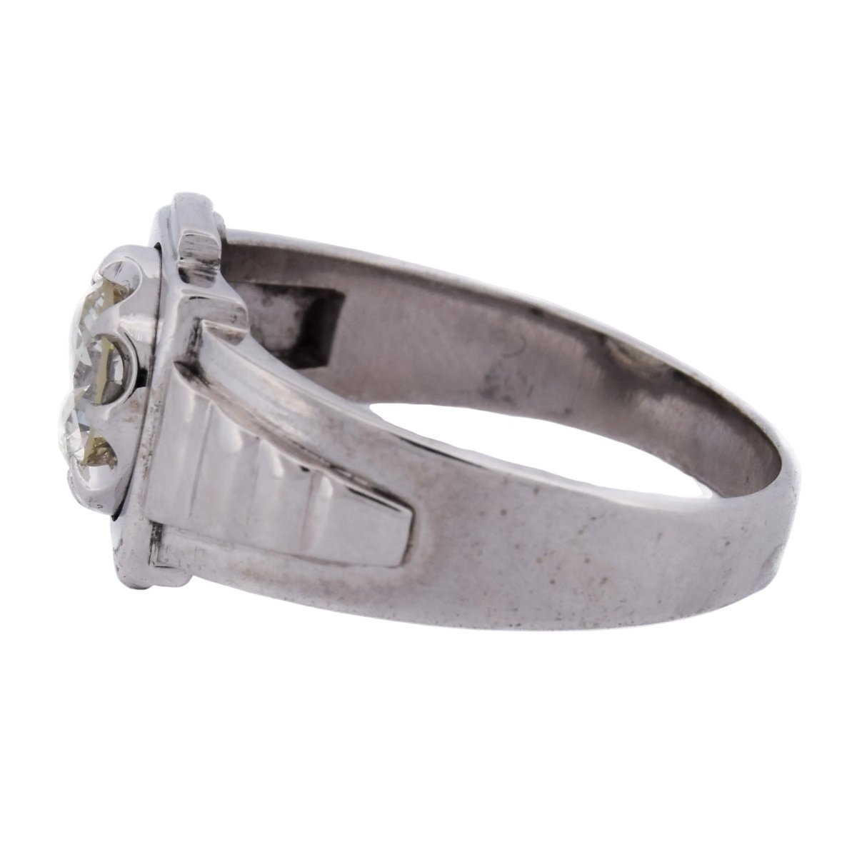Bague en or blanc et diamant - Castafiore