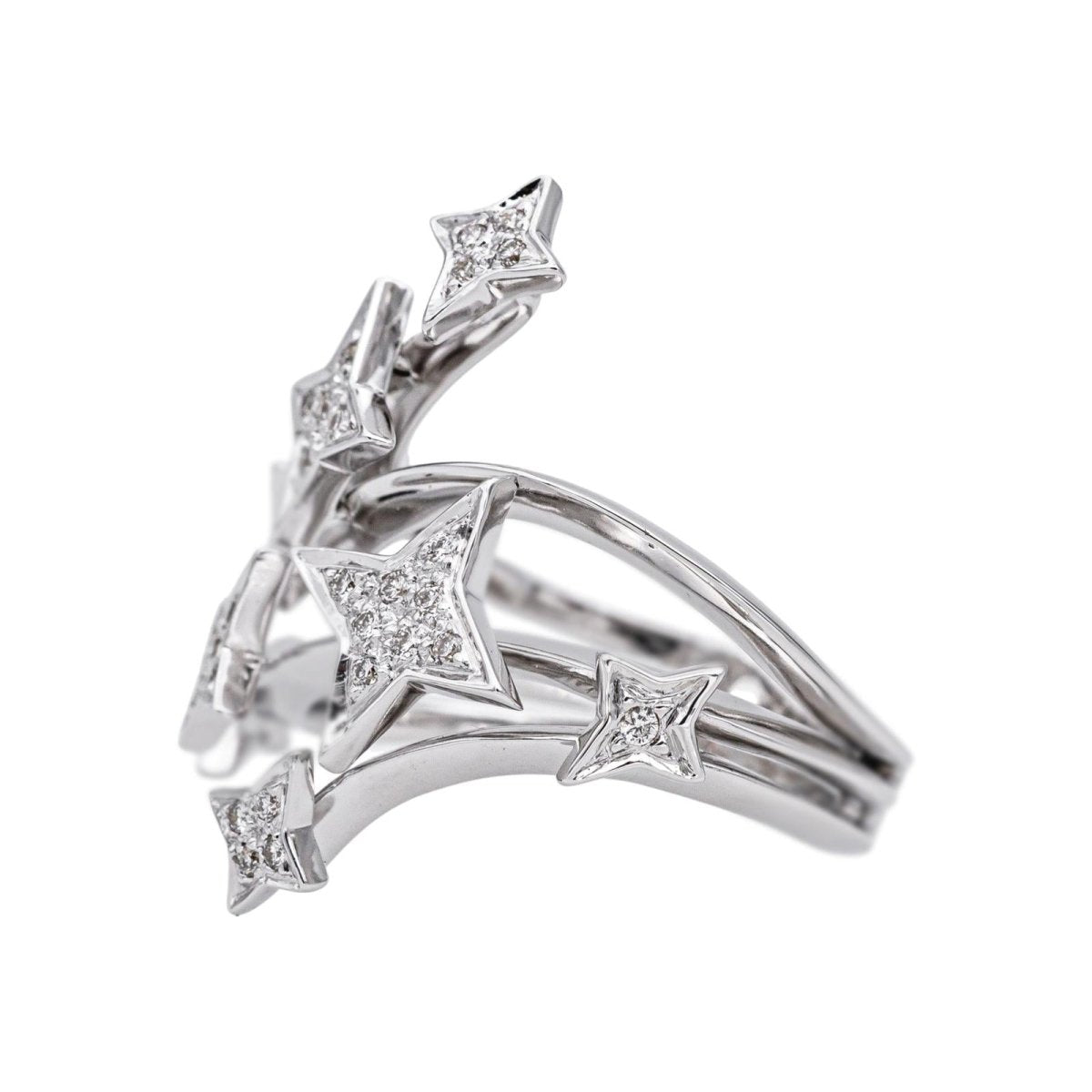 Bague en or blanc et diamant - Castafiore