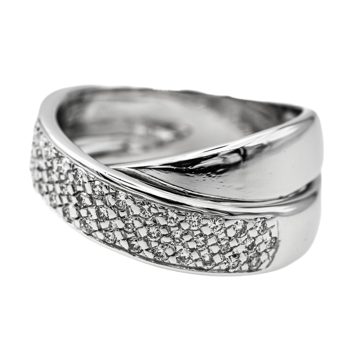 Bague en or blanc et diamant - Castafiore