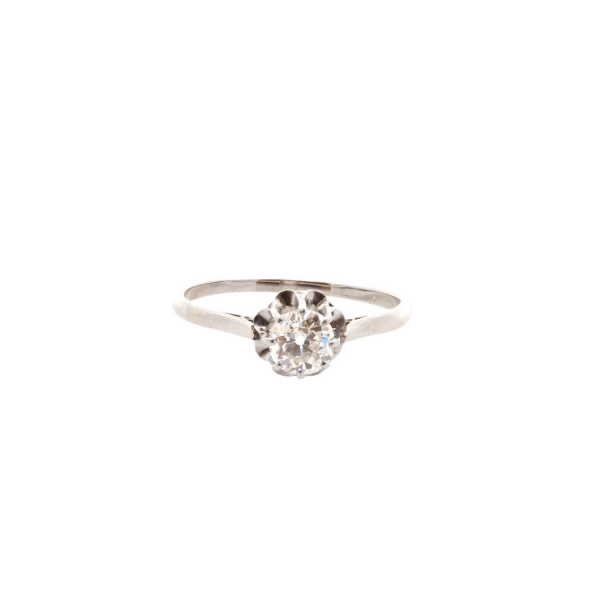 Bague en or blanc et diamant - Castafiore