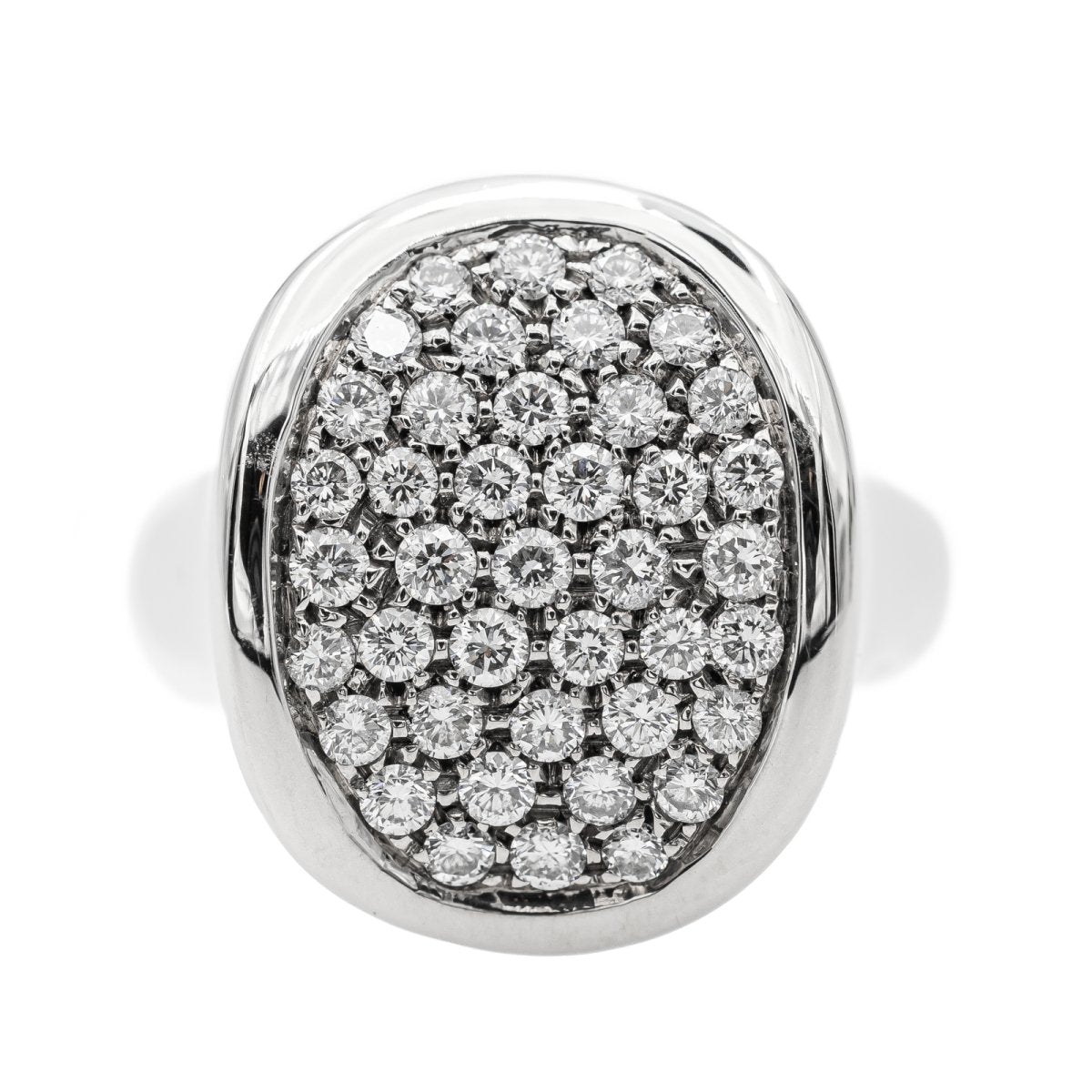 Bague en or blanc et diamant - Castafiore