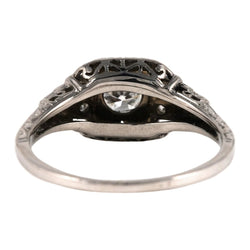 Bague en or blanc et diamants - Castafiore