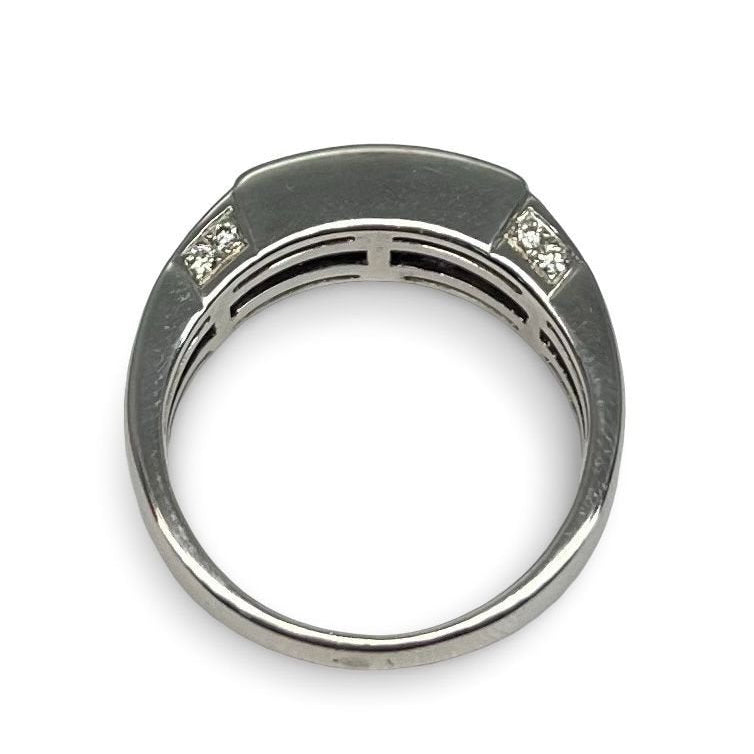Bague en or blanc et diamants - Castafiore
