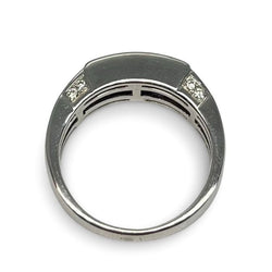 Bague en or blanc et diamants - Castafiore