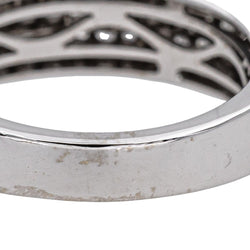 Bague en or blanc et diamants - Castafiore