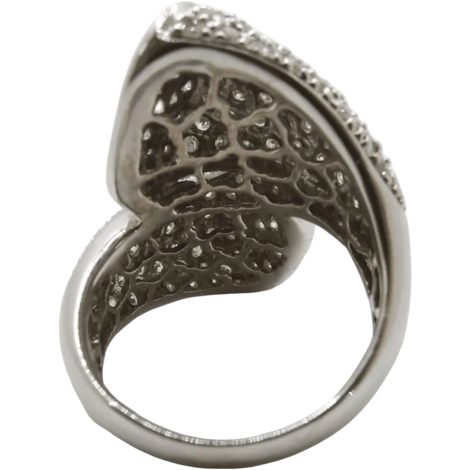 Bague en or blanc et diamants - Castafiore