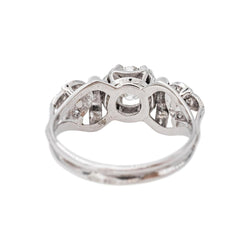 Bague en or blanc et diamants - Castafiore