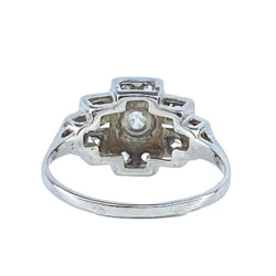 Bague en or blanc et diamants - Castafiore