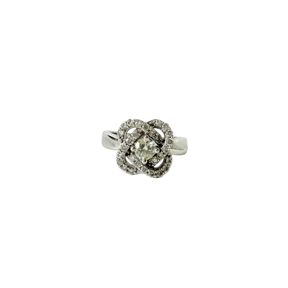 Bague en or blanc et diamants - Castafiore